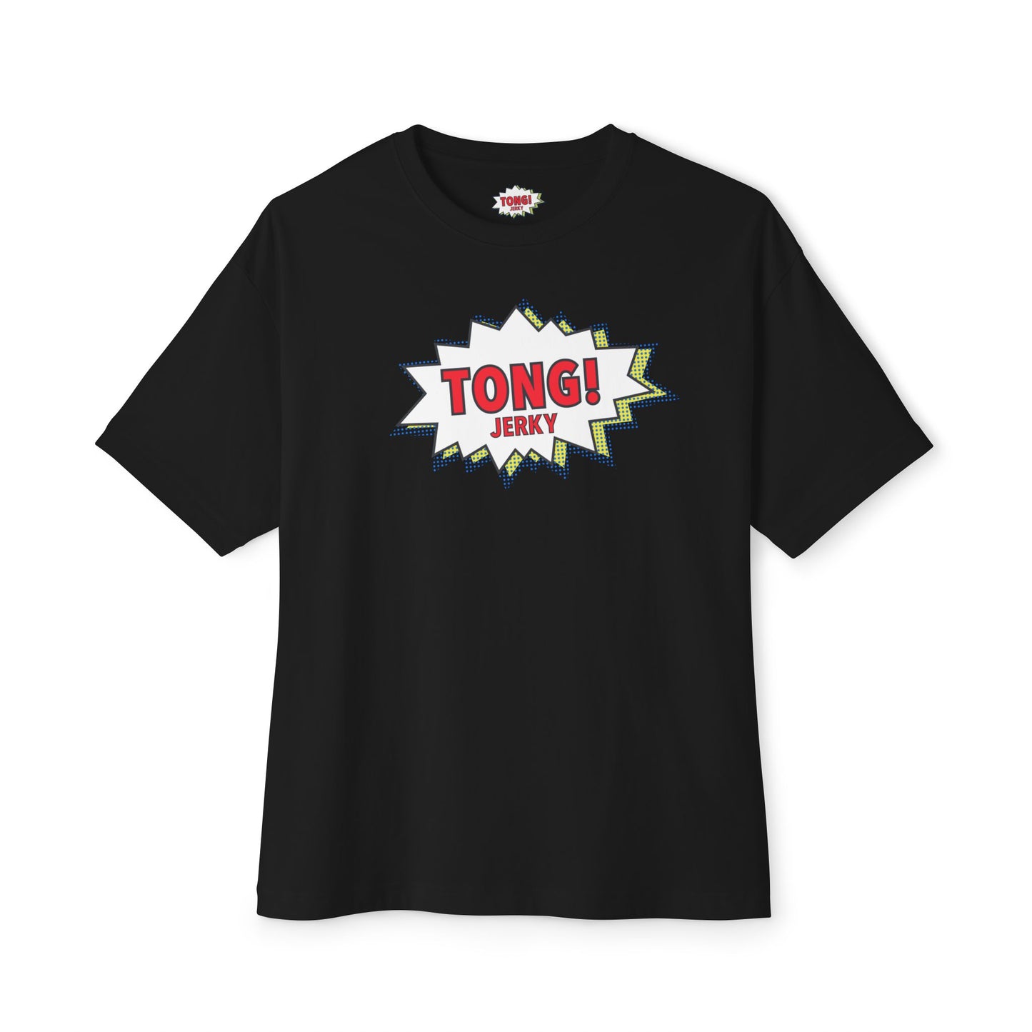 Tong Jerky Unisex Oversized Boxy Tee - Dark Colours