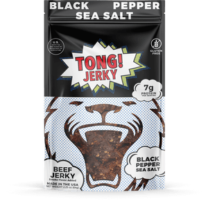 Black Pepper and Sea Salt Beef Jerky