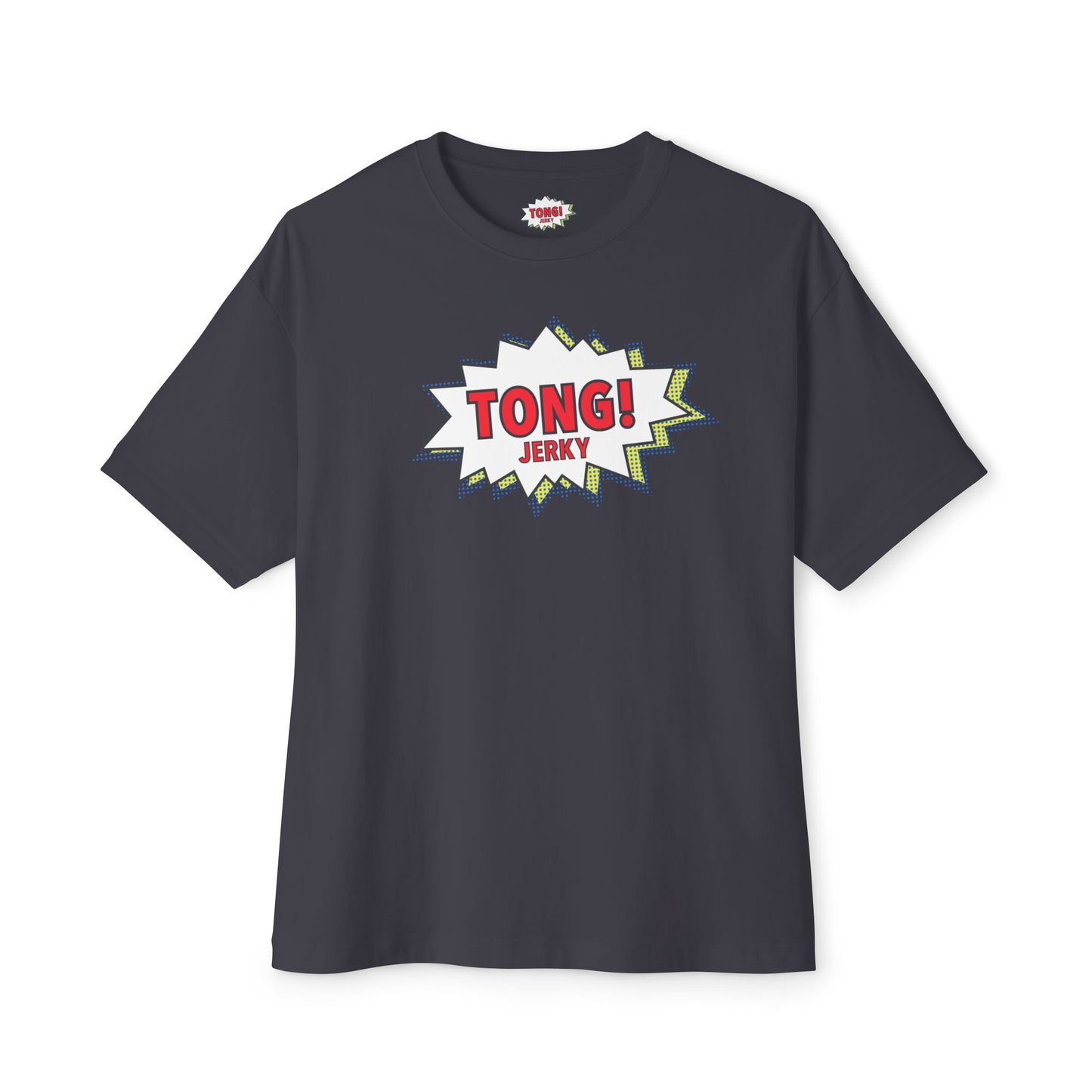 Tong Jerky Unisex Oversized Boxy Tee - Dark Colours