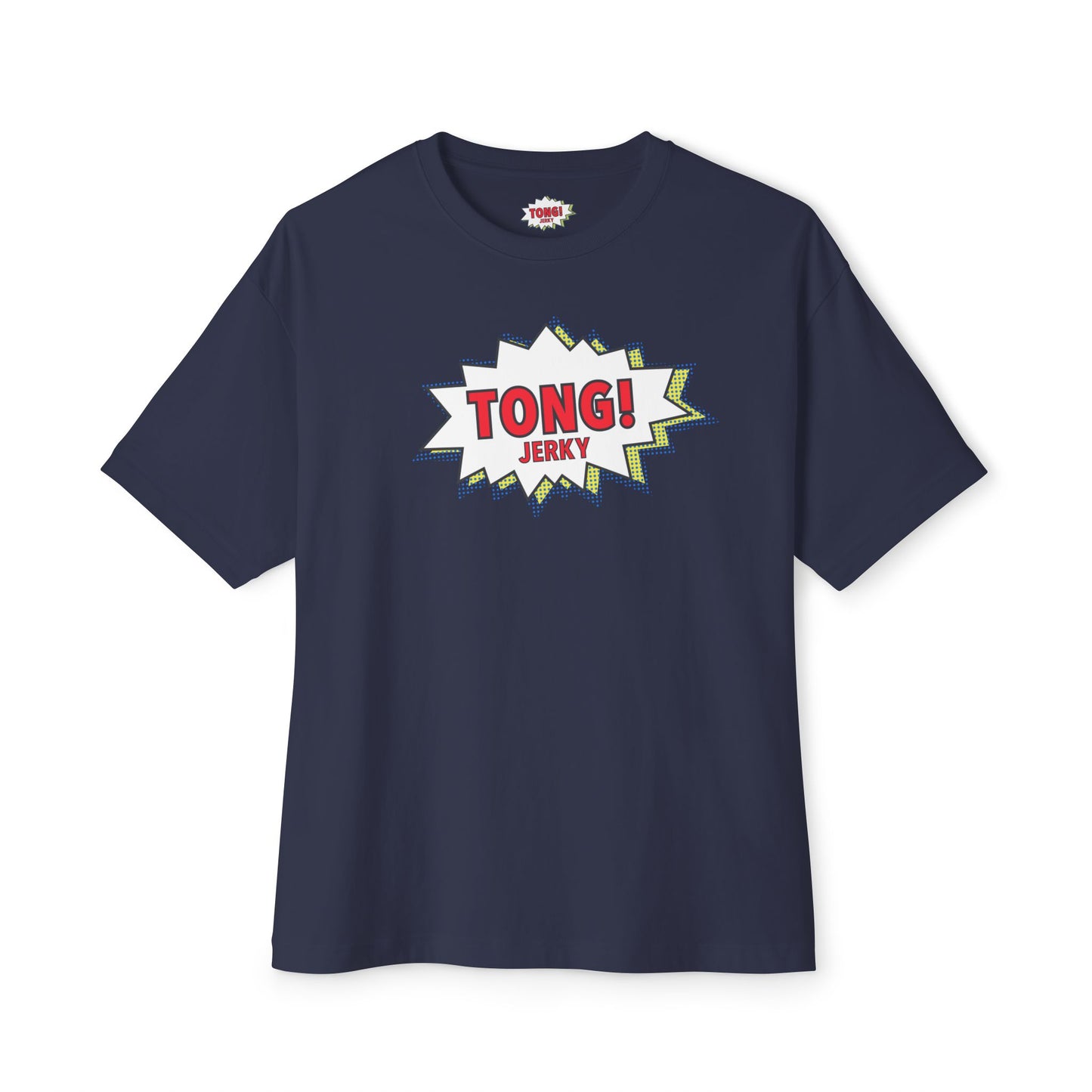 Tong Jerky Unisex Oversized Boxy Tee - Dark Colours