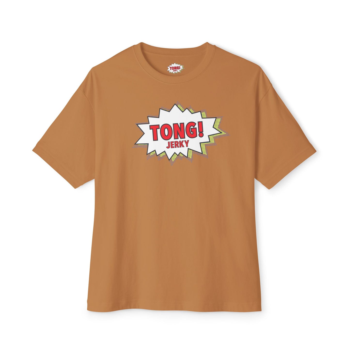 Tong Jerky Unisex Oversized Boxy Tee - Dark Colours