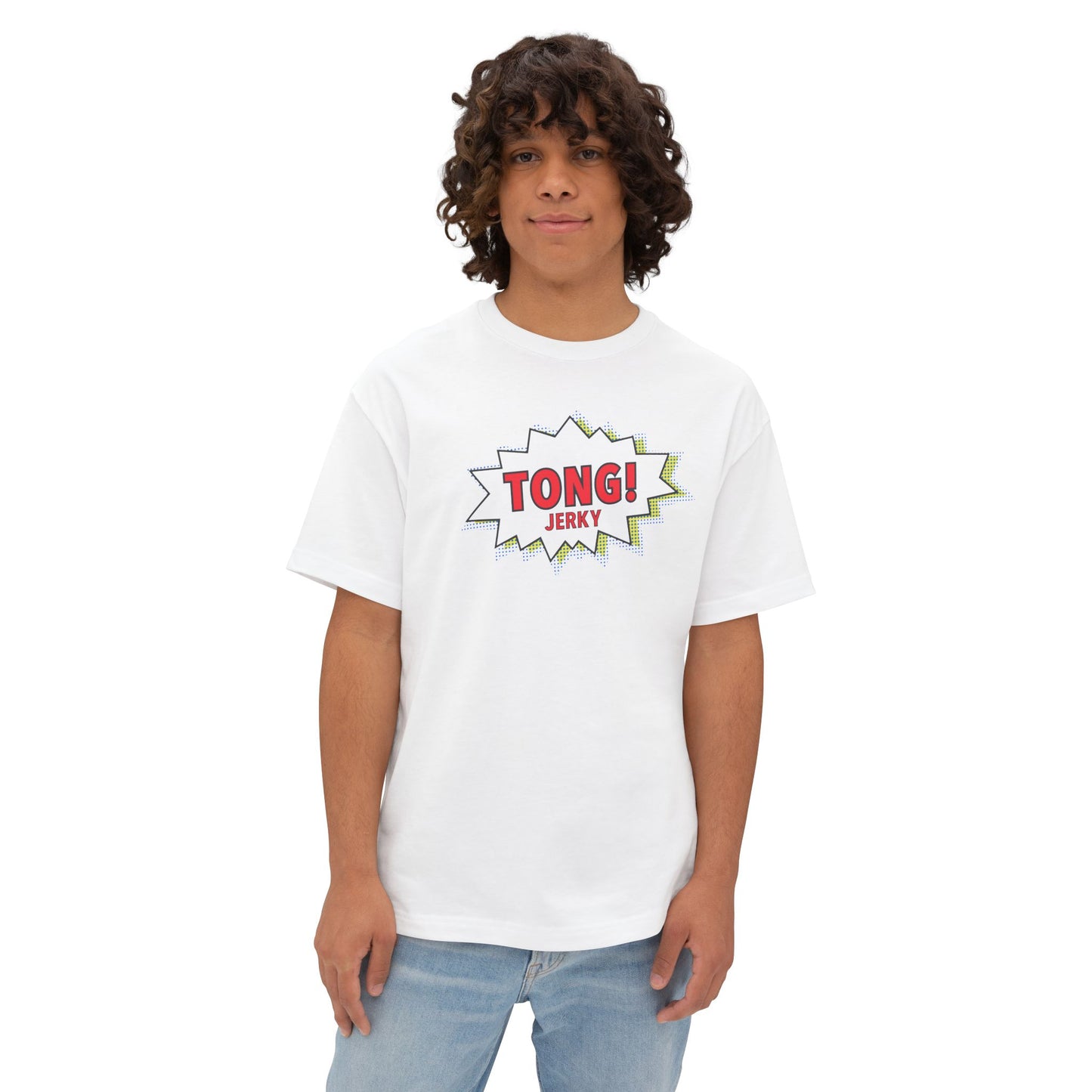 Tong Jerky Unisex Oversized Boxy Tee