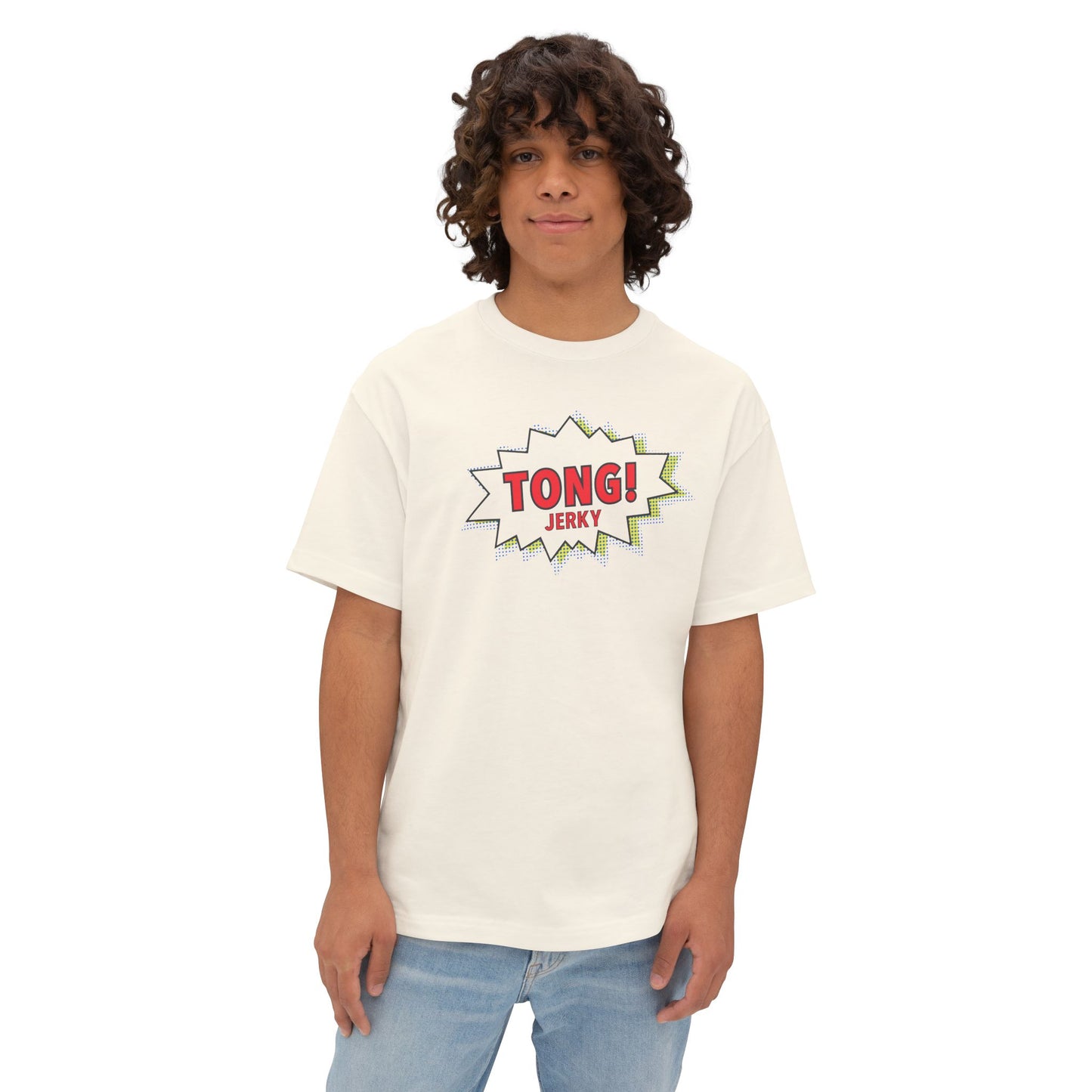 Tong Jerky Unisex Oversized Boxy Tee