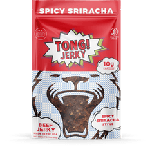Spicy Sriracha Beef Jerky - Tong Beef Jerky 