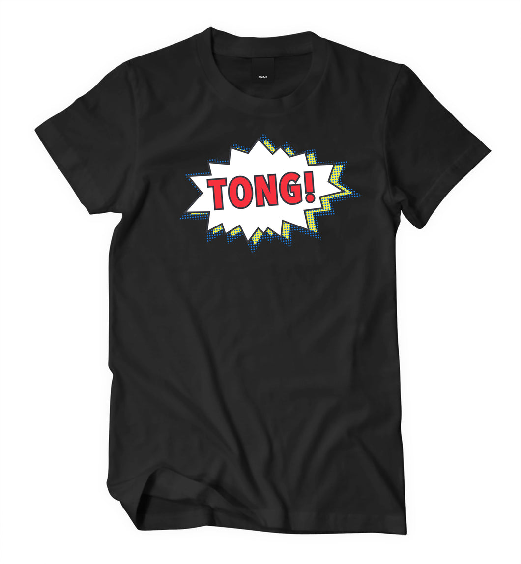 Tong Black T-Shirt (Male) - Tong Beef Jerky 
