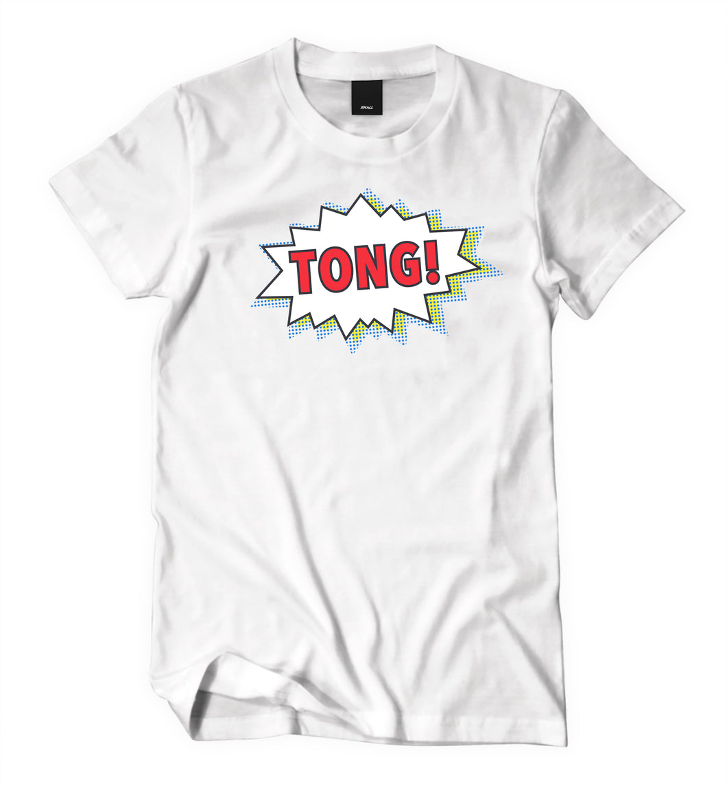 Tong White T-Shirt (Male) - Tong Beef Jerky 
